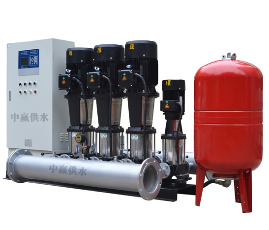 變頻恒壓供水系統(tǒng)主要由PLC、變頻器、觸摸屏、壓力變送器、動力及控制線路以及泵組組成
